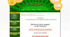 Desktop Screenshot of biotique.ch